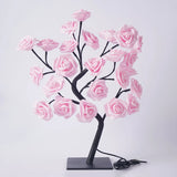 RoseLoom - LED-rooslamp in de vorm van een boom Zachte en buigbare decoratieve lamp voor een gezellige sfeer in huis