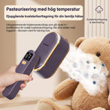SteamFold – Handhållet Ångstrykjärn 1200W med Vikbart Handtag – Portabelt Resestrykjärn med Våt och Torr Strykning, LED-display och Väggfäste