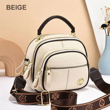 Vrouwen PU Leren Crossbody Tas - Ruime Schoudertas met Verstelbare Riem, Stijlvolle & Praktische Handtas