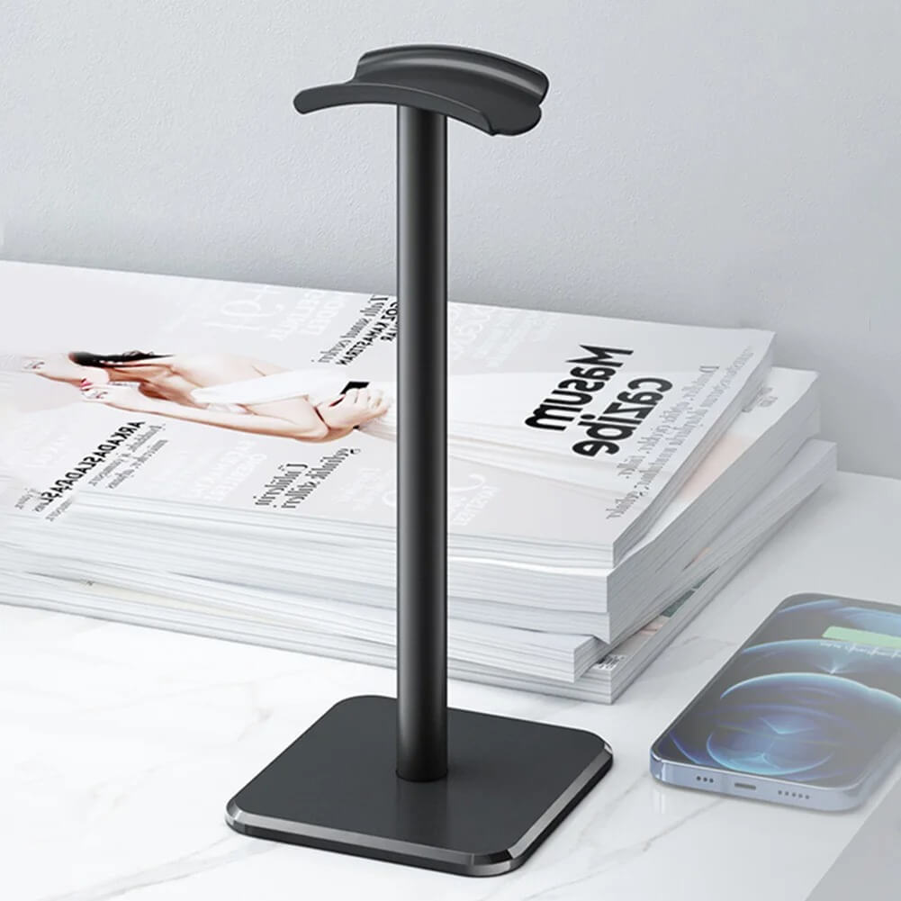 HeadSpace - Aluminium Koptelefoonstandaard | Stijlvol en ruimtebesparend opbergen voor je bureau