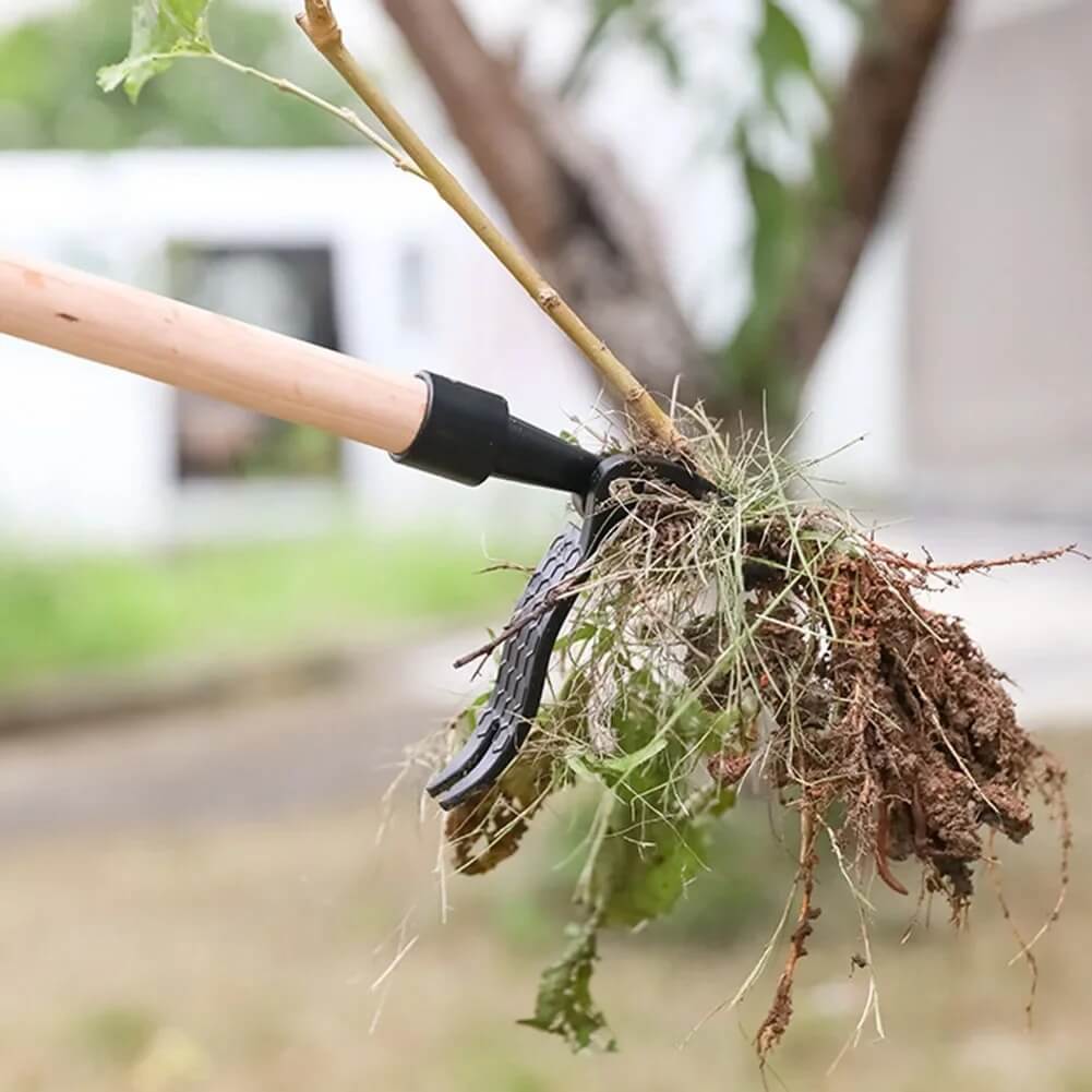 RootGrip - klauwachtige wiedkop voor tuingereedschap - effectief wortels verwijderen in één stap