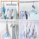 ClosetEase - Ruimtebesparende kleerhanger | Multifunctionele kleerhanger met 9 haken & 360° draaibare haak