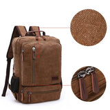 NomadiqPack - Vintage Canvas rugzak voor op reis | Stijl, functie en flexibiliteit in één