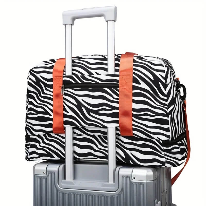 SafariStyle - Reistas met dierenprint | Veelzijdige schoudertas voor trainingen en weekendtrips