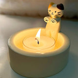 PawFlicker - Decoratieve op dieren geïnspireerde kaarsenhouder voor warmte en sfeer