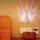 PeacockGlow - Op afstand bedienbare pauw projectorlamp met kleurrijke sfeer Creatief nachtlampje voor slaapkamer en thuis