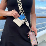 Verstelbare telefoonriem met rits - Crossbody mobiele riem voor vrouwen, eenvoudig en praktisch
