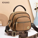 Vrouwen PU Leren Crossbody Tas - Ruime Schoudertas met Verstelbare Riem, Stijlvolle & Praktische Handtas