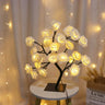 RoseLoom - LED-rooslamp in de vorm van een boom Zachte en buigbare decoratieve lamp voor een gezellige sfeer in huis