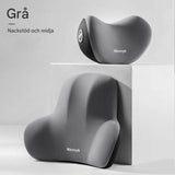 Travilo - Ergonomisch nek- en rugkussen voor autoritten | Aanpasbaar comfort in elke stoel
