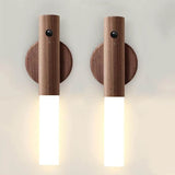 SensoRay - Draadloos LED Nachtlampje met Bewegingssensor | Elegant Houten Ontwerp en Oplaadbaar