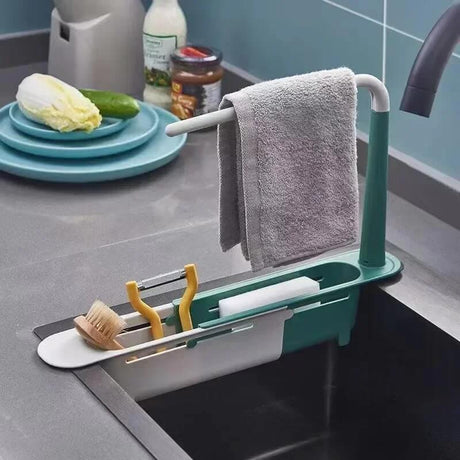 SinkSmart - Verstelbare Spoelbak Opbergmand | Houd de Spoelbak Opgeruimd In Stijl