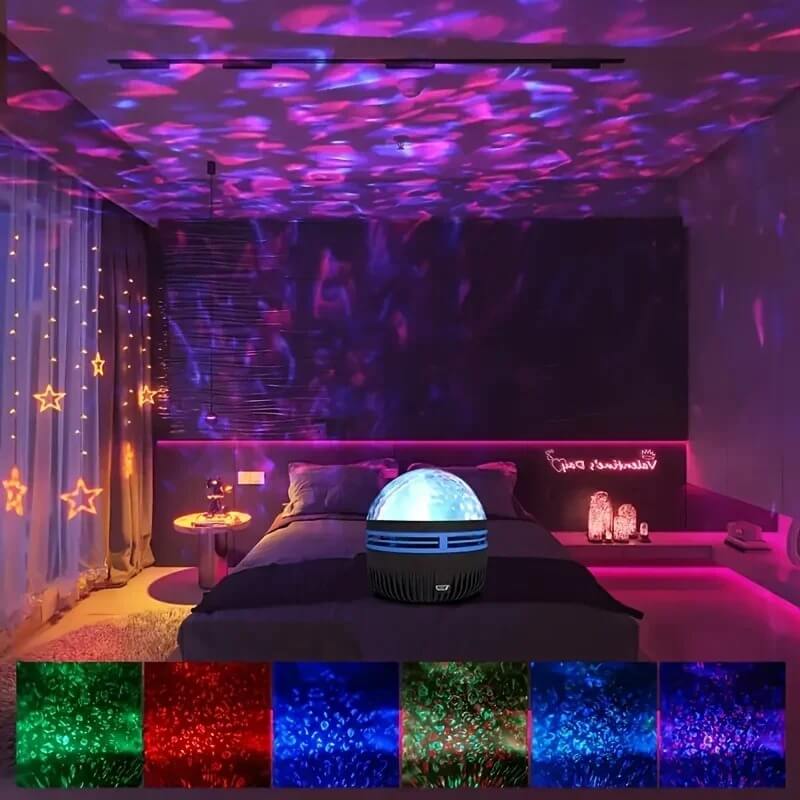 StarGlo - LED Galaxy Projector Lamp | Sfeerverlichting met afstandsbediening voor magische sfeer