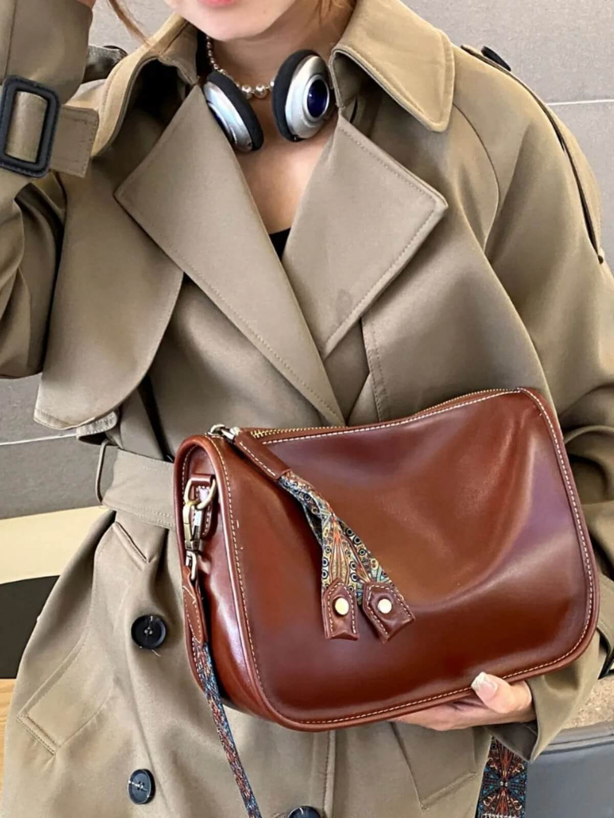 Luxe Leren Tas - Ruime en elegante handtas van echt leer