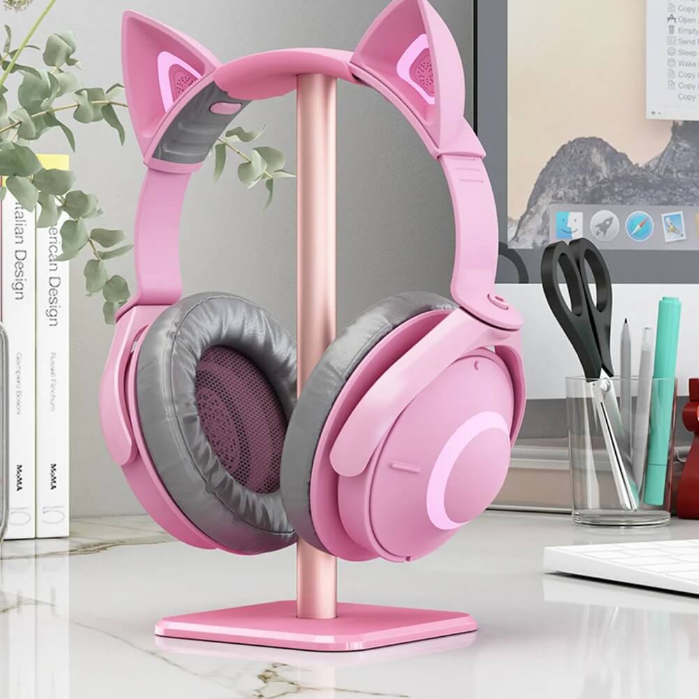 HeadSpace - Aluminium Koptelefoonstandaard | Stijlvol en ruimtebesparend opbergen voor je bureau
