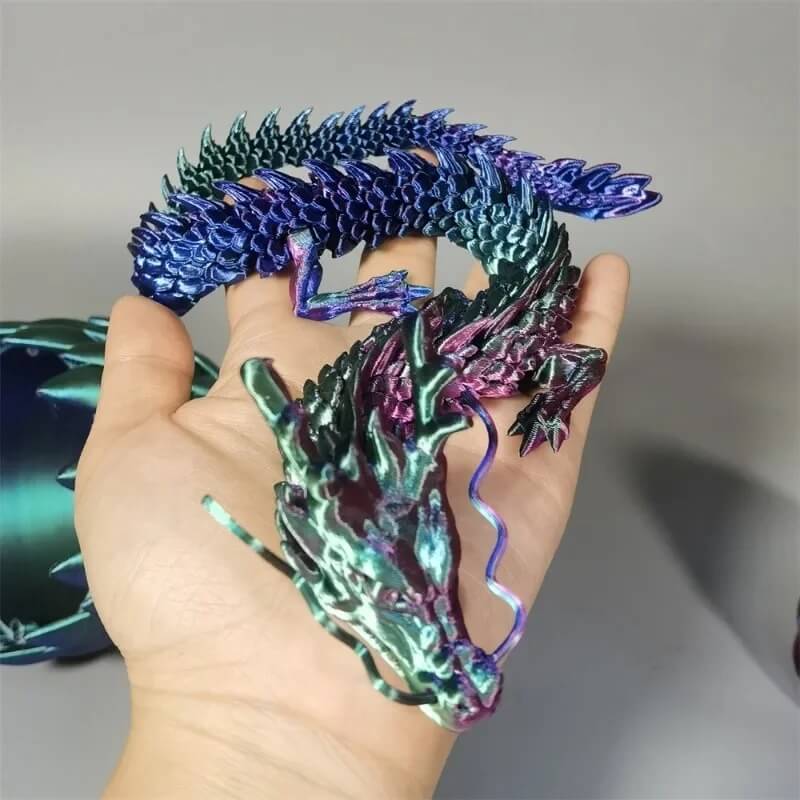 DrakeMorph - Beweegbaar 3D-geprint drakenmodel voor decor en fantasie