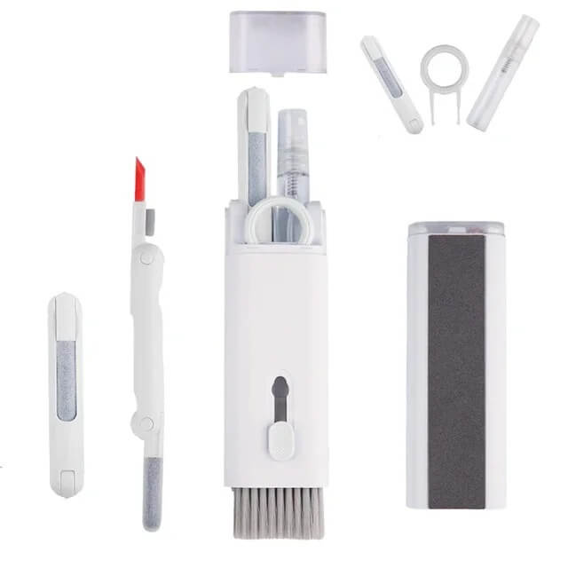CleanMate - 7-in-1 Toetsenbord & Koptelefoon Schoonmaak Kit | Smart Care Oplossing voor Computer & Tech Gadgets