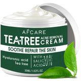 GrönRoa - Vegan gezichtscrème met tea tree voor een kalmere, evenwichtigere huid