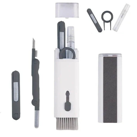 CleanMate - 7-in-1 Toetsenbord & Koptelefoon Schoonmaak Kit | Smart Care Oplossing voor Computer & Tech Gadgets