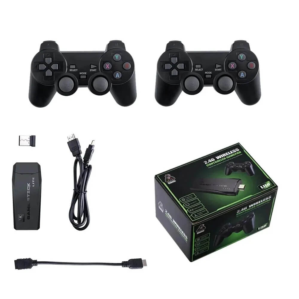 Draadloze Retro Game Console met 20.000 klassieke games, 4K TV Game Stick