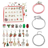 Luxe Sieraden Adventskalender voor Kinderen - 24 Doosjes Armbanden en Bedels voor DIY Kerstsieraden