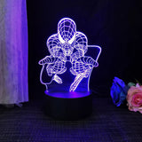 3D Superheld LED Nachtlicht met Afstandsbediening | 16 Kleuren & Aanraking - USB & Batterij Aangedreven Acryl Lamp voor Kinderen & Gameruimte