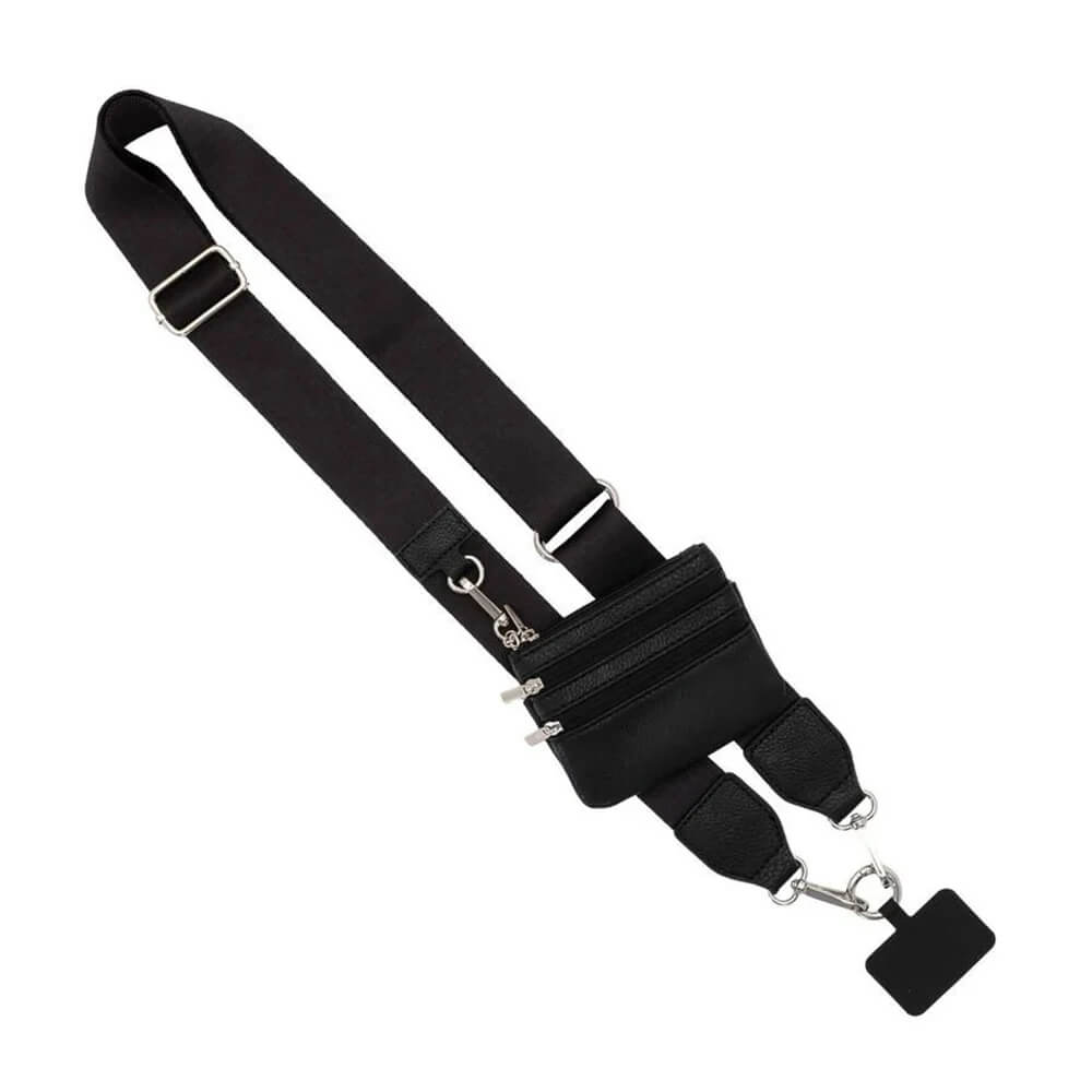 Verstelbare telefoonriem met rits - Crossbody mobiele riem voor vrouwen, eenvoudig en praktisch