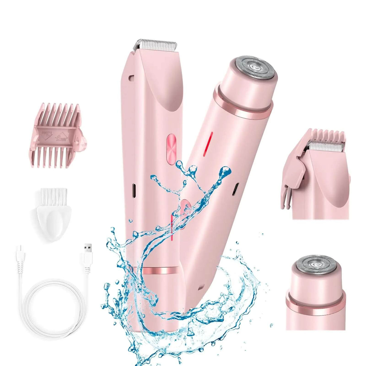 SilkEdge - Elektrisch Scheerapparaat voor Vrouwen | 2-in-1 waterbestendig