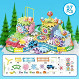 Elektrisch Bouwmodel - 3D Puzzels met Versnellingen voor Kinderen
