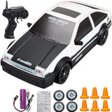 1:24 RC Drift Auto met Vierwielaandrijving - 15km/h Hoge Snelheid en Dynamisch Racen