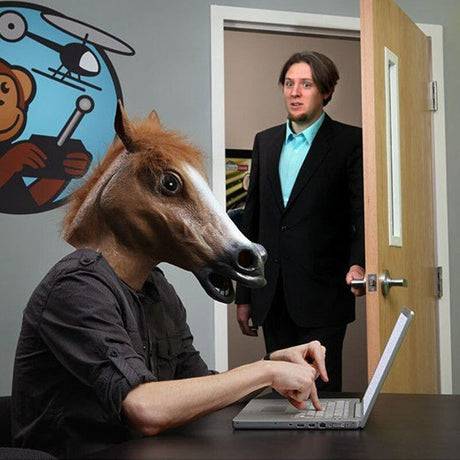 Humoristisch Paardenmasker