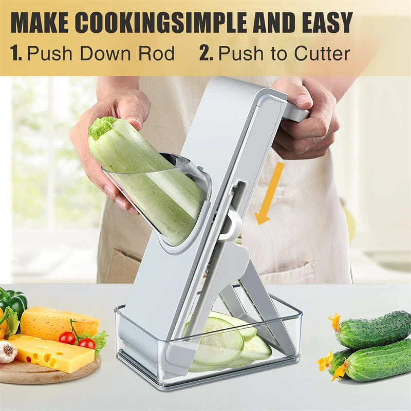 Ergonomische multifunctionele mandoline