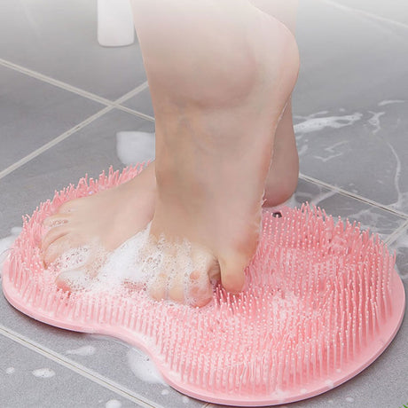 Antislip douche voetenscrub voor bad & rugmassage