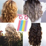 Foam rubberen spiralen haarrollers krullen haar - 10 st
