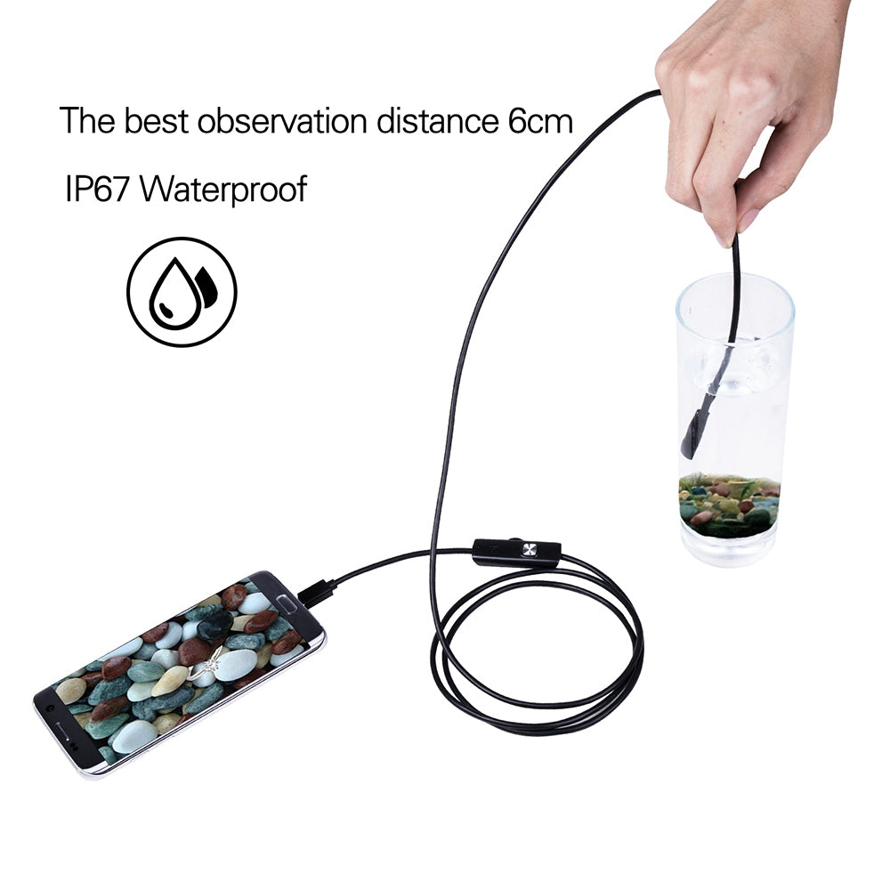 Waterdichte draagbare inspectiecamera voor mobiele telefoon