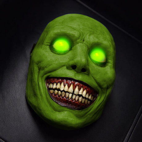 Wit horrormasker - Perfect voor Halloweenfeestjes en griezelige decoraties