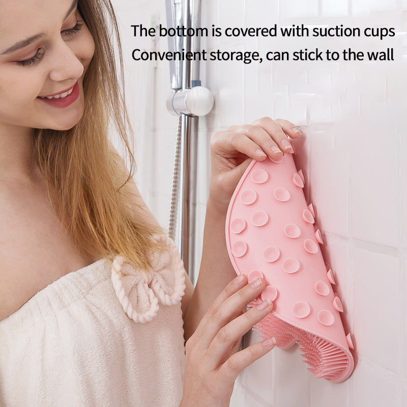 Antislip douche voetenscrub voor bad & rugmassage