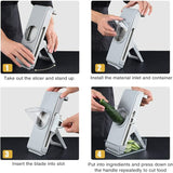 Ergonomische multifunctionele mandoline