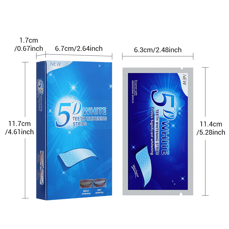 5D Gel Tanden Bleken Strips